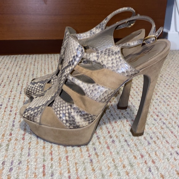 YSL Snakeskin and Suede booties size 40 - Picture 5 of 15